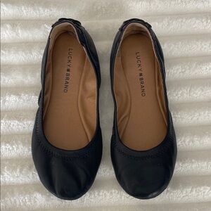 Lucky Brand Black Ballet Flats
